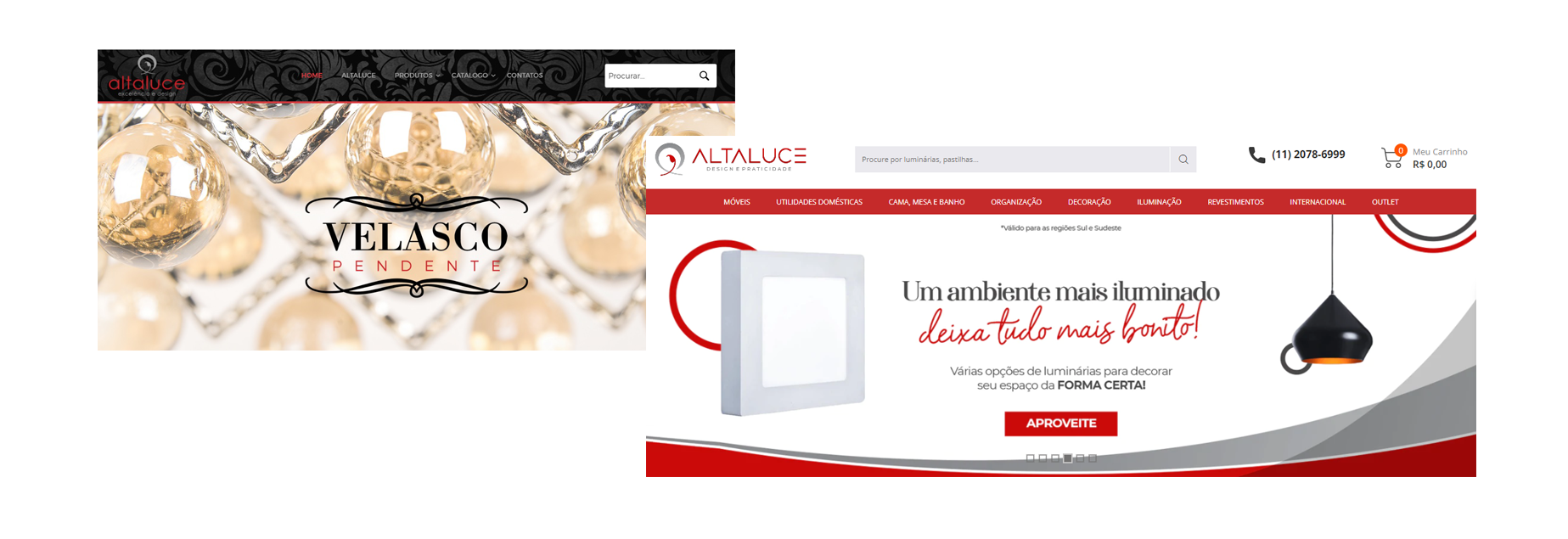 Desenvolvimento de Site Altaluce